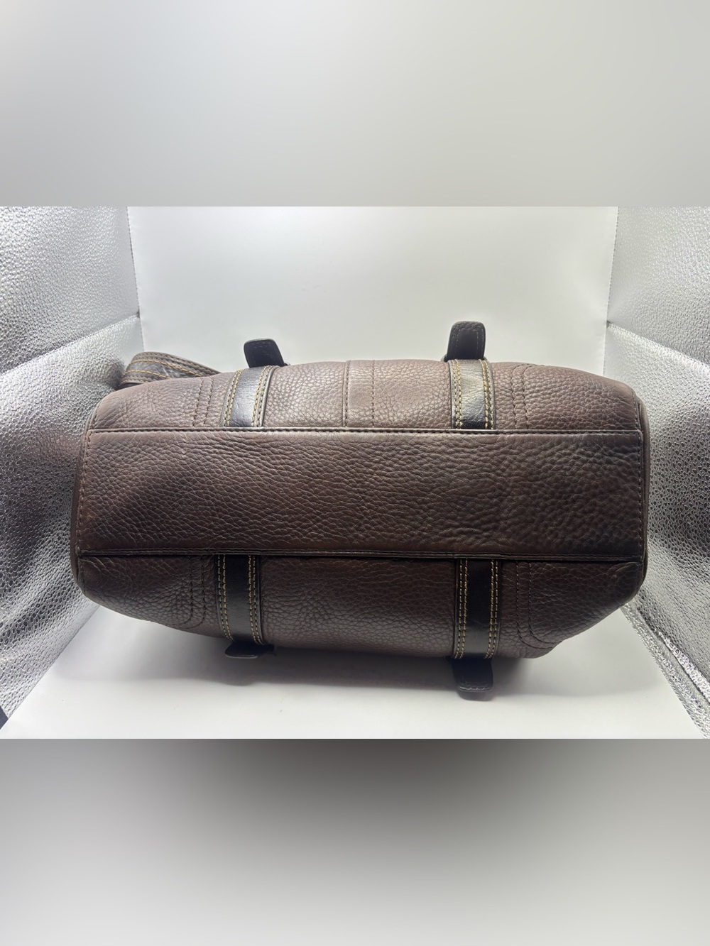 Coach Chelsea Pebbled Brown Leather Shoulder Bag  Y2K 2007 - Picture 10 of 16